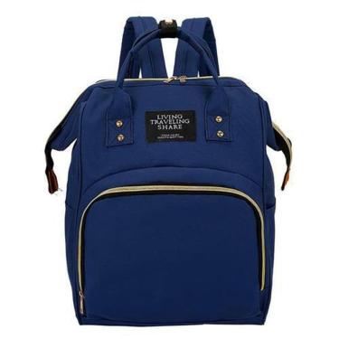 Imagem de Bolsa Mochila Maternidade Azul Impermeável 1005 Travelling
