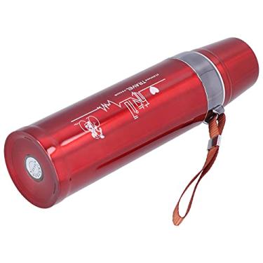 Imagem de Garrafa de água, copo isolado portátil de grande capacidade, aço inoxidável para caminhadas para viagens para escola para escritório para acampamento