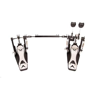Imagem de Pedal de tambor duplo, pedal duplo de bateria de baixo corrente dupla para bateria