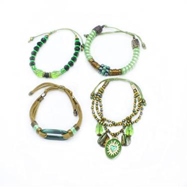 Imagem de Pulseira Feminina | 4 Voltas, Resinas, ABS | Bijuteria Fina |CamargoMarkiori | PX-3266