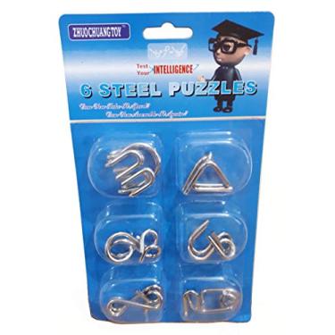 Imagem de Quebra Cabeça de Metal Enigma 6 Modelos - Stell Puzzle