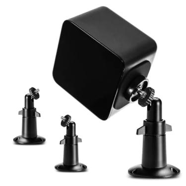 Imagem de Pacote com 2 suportes de parede para HTC Vive/Valve Index/Vive PRO estação base, suporte universal de metal para parede de 1/4 parafusos para sensor de fenda VR (pregos tipo A feitos de metal e pregos