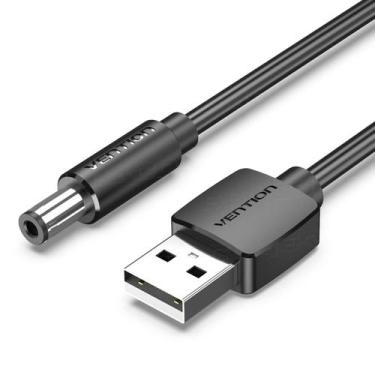 Imagem de Cabo De Energia Alimentação Usb P/ Dc 5,5mm 1 Metro Vention
