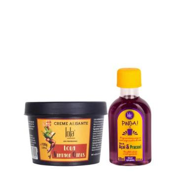 Imagem de Lola Vintage Girls Alisante 100g + Pinga! Óleo Açaí e Pracaxi 50ml - L