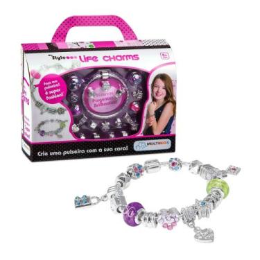 Imagem de Brinquedo Infantil Pulseira My Style Preciosas Life Charms Multikids -
