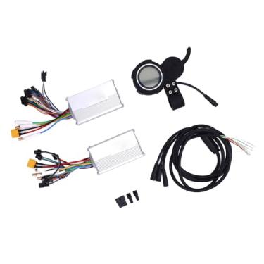 Imagem de Controlador de Velocidade de Bicicleta Elétrica Keenso, 48V 25A 1200W E Kit de Controlador de Acionamento Duplo de Moto de Bicicleta Com o Chicote de Controle Central do Medidor