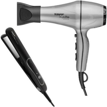 Imagem de KIT TAIFF - SECADOR STYLE PRATA PRO 2000W 127V + PRANCHA STYLE PRATA P