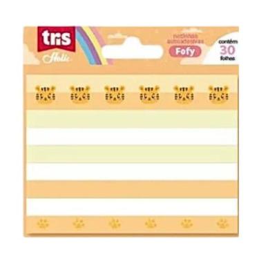 Imagem de Bloco Adesivo Fofy Holic Post-it 30 folhas - Tris