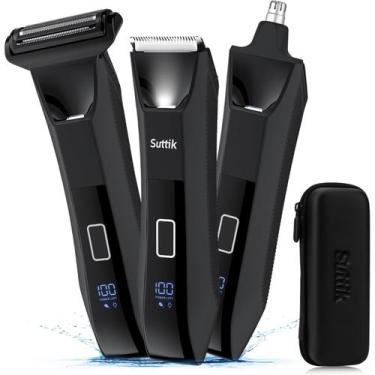 Imagem de Aparador de corpo e bolas Suttik Manscape 3 em 1 para homens