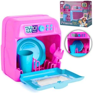 Imagem de Kit Cozinha Infantil Princess com Lava Louças e Acessórios - ZUCA TOYS