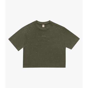 Imagem de Blusa Feminina Molecotton de Viscose Rovitex Verde, M, Verde