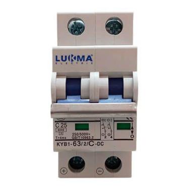 Imagem de Disjuntor  solar dc 2p 25a 6ka 500vcc lukma