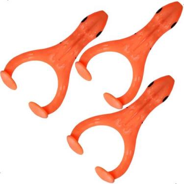Imagem de Kit Com 3 Iscas Artificiais Soft Gator Frog  Alligator - Alligator , L