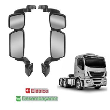 Imagem de Par Retrovisor p Iveco 9.190/11.190 c Desembaçador Elétrico - Fabbof