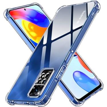 Imagem de Capa Capinha Com Bordas Anti Impacto Para Redmi Note 11 Pro Tela de 6,67 Polegadas - (Bluepink)