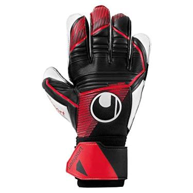 Imagem de Luva de Goleiro Uhlsport Powerline Soft Pro Preto/Vermelho Tamanho 08