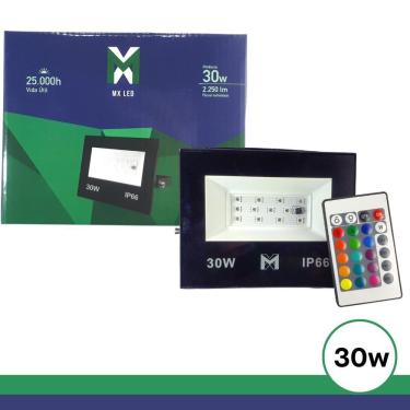 Imagem de Refletor Led 30W Bivolt Rgb Maxxy Led