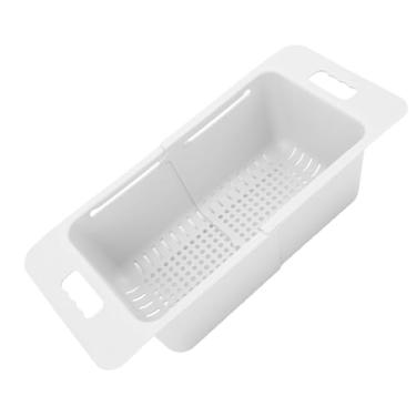 Imagem de Cesto de Freezer Peito Organizador Armazenamento Ajustável Bin Divisor Expandível com Alça para Estantes Geladeira Cozinha Armário Banheiro Sala Lavan