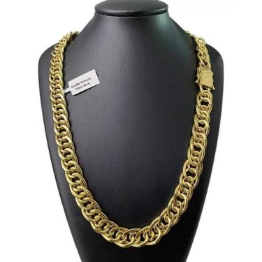 Imagem de Cordão Romano Oca 750 15Mm - Banhado A Ouro 18K - Tojoia18K