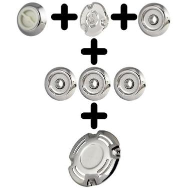 Imagem de Kit c/ 4 retorno c/ direcionador/ 1 dispositivo de aspiração/ 1 dreno 