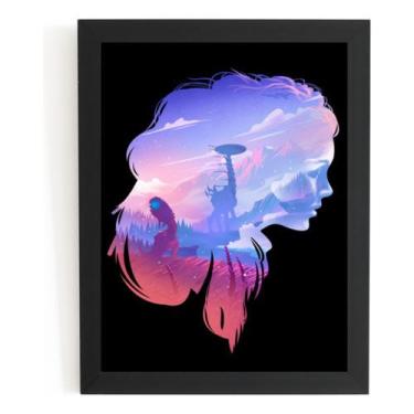 Imagem de Quadro Game Arte Horizon Zero Dawn Poster Com Moldura - Fanarte