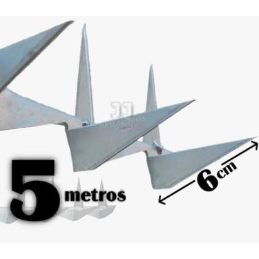 Imagem de 5m Lança mandíbula para muro cerca farpada - Aço Firme - JJ