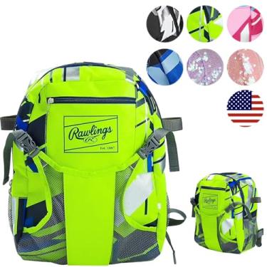 Imagem de Rawlings Mochila para meninos, verde neon, juvenil