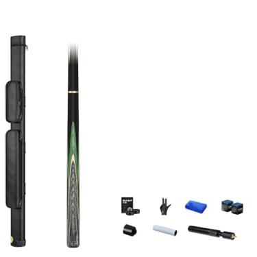 Imagem de Taco de Sinuca de Madeira Ash - Para Partidas de Bilhar de Alta Precisão (Taco de piscina + acessórios + barril de taco, 9.5MM)