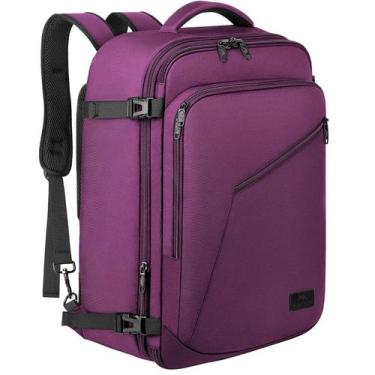 Imagem de Mochila MATEIN Carry On 27L para Mulheres - Aprovada em Voos - Roxa