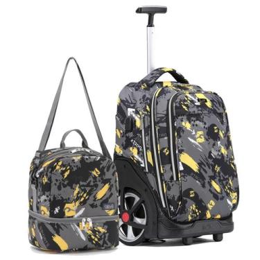 Imagem de Mochila Escolar com Rodinhas Tilmi 48cm - Inclui Lancheira