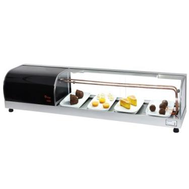 Imagem de B-VFRD1350 - Beta Vitrine Refrigerada para doces 1,35m Prata - 127V - 