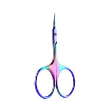 Imagem de Tesoura De Cutícula Russa De Aço Inoxidável, Ferramenta Portátil Para 