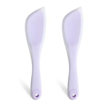 Imagem de Svailse Espátulas de silicone resistentes ao calor, espátula de cozinha para panelas antiaderentes, raspadores de massa de creme de bolo para mexer, misturar, raspar e espalhar, ovo, bolo e hambúrguer