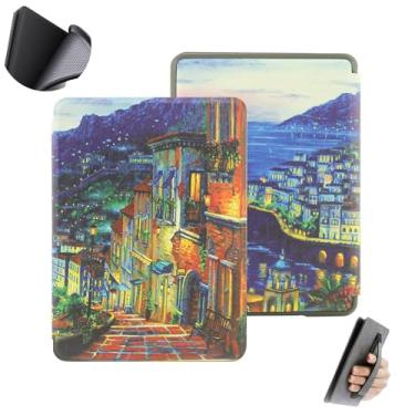 Imagem de GUKSRASO Capa para 7" Kindle Paperwhite 12ª Geração (2024)/ Colorsoft Signature Edition - Material TPU à Prova D'água com Suspensão Automática, Alça de Mão