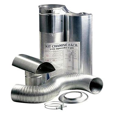 Imagem de Acessórios Aquecedor a Gás -Kit Chaminé Fácil 100 x 370mm