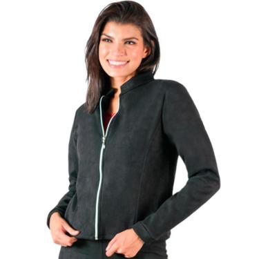 Imagem de Jaqueta Casaquinho Feminina Catwalk Suede Preta-Feminino