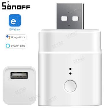 Imagem de Sonoff Micro Usb 5V Wifi Adaptador Inteligente App Ewelink Android Ios