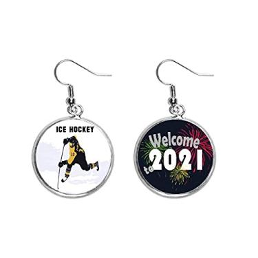 Imagem de Quick Hockey Tips Ice Art Deco Gift Fashion Ear Pendants Brincos Joias 2021 Blessing