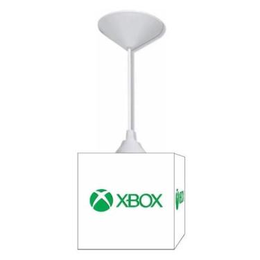 Imagem de Luminária Pendente de Teto Xbox Logo Verde Luminaria XB Gamer - Super3