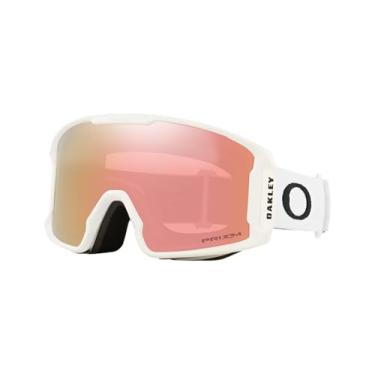 Imagem de Oakley Line Miner branco fosco com Prizm ouro rosa, médio