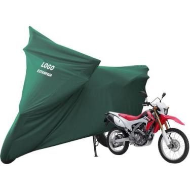 Imagem de Capa Moto Honda CRF 250L De Tecido Lycra Alta Durabilidade - Mz, Verde