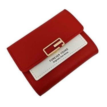 Imagem de Carteira  Feminina material sintético para Notas, Identidades, Moedas 