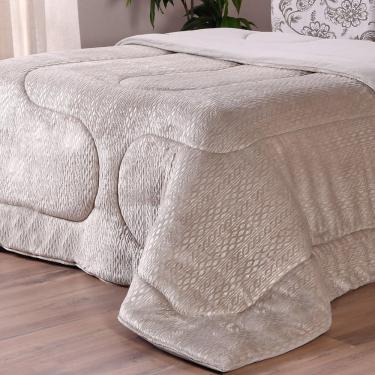 Imagem de Coberdrom Duetto Plush Casal Malha 100% Algodão 200x220cm Funghi
