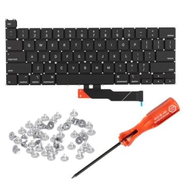 Imagem de HAWSON Substituição de teclado US A2251 para MacBook Pro Retina 33.0 cm A2251 2020 ano layout dos EUA com parafusos de teclado e chave de fenda