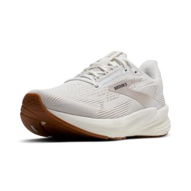Imagem de Brooks Tênis de corrida e caminhada feminino Revel 8 Neutral, Branco/cinza Chateau, 8 Wide