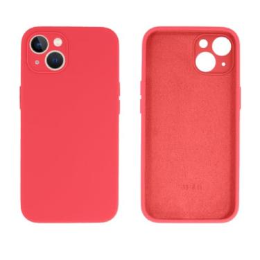 Imagem de Capinha Compativel com iPhone 13 Com Proteção de Câmera em Silicone com Interior Aveludado