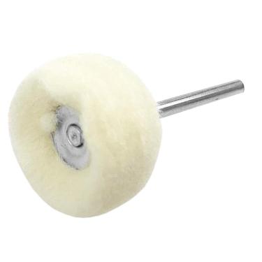 Imagem de Escova Algodão Disco Feltro Haste 3Mm Polir Micro Retífica