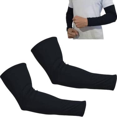 Imagem de Manguito Manga Proteção solar braços motoqueiro ciclista - MZ Auto Par