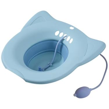 Imagem de PACKOVE 1 conjunto de lavatório Sitz para cuidados pós-parto, bidê de limpeza doméstica para mulheres grávidas, idosos, design suave para vasos sanitários padrão para armazenamento de parede