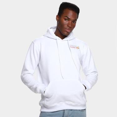 Imagem de Moletom Red Bull Racing Capuz, Branco, GG
